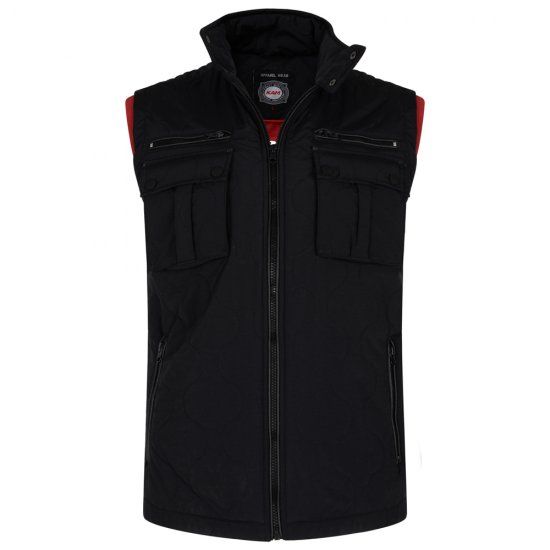 Kam Jeans KV73 Vest Black - Geci - Geci Bărbați Mărimi Mari