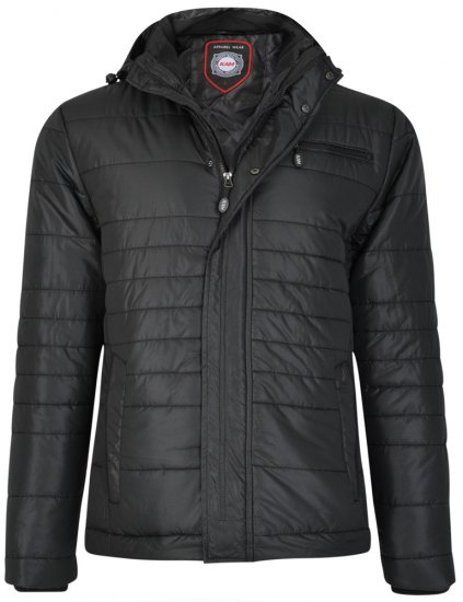 Kam Jeans KV94 Jacket Black - Geci - Geci Bărbați Mărimi Mari