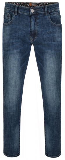 Kam Jeans Lorenzo Mid Used - Blugi & pantaloni - Blugi & Pantaloni Bărbați Mărimi Mari