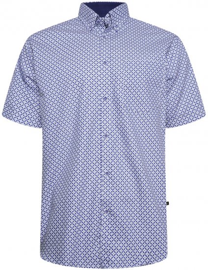 Kam Jeans P046 cămașă cu model geometric - Cămăși - Cămăși Bărbați Mărimi Mari