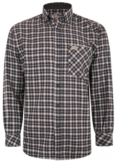 Kam Jeans P681 Flannel Check Shirt - Cămăși - Cămăși Bărbați Mărimi Mari