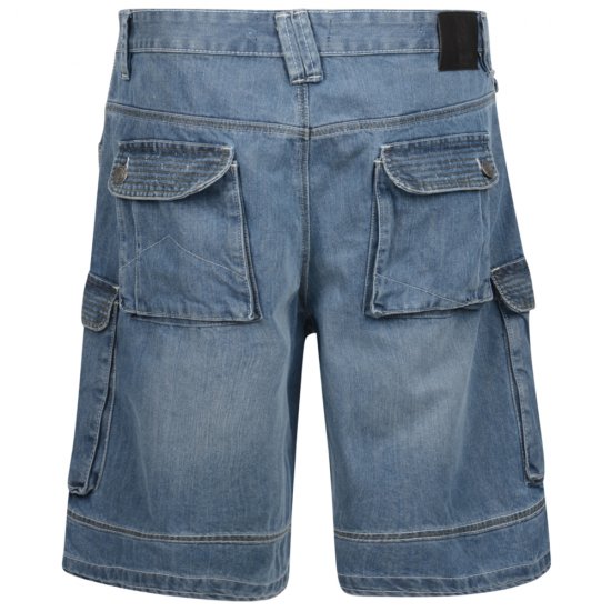 Kam Jeans Sebastian Denim Shorts - Pantaloni scurți - Pantaloni Scurți Mărimi mari Bărbați 