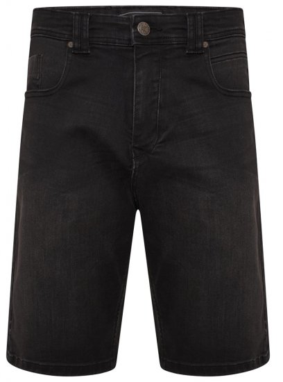 Kam Jeans Vigo2 Jeans Shorts Black Used - Pantaloni scurți - Pantaloni Scurți Mărimi mari Bărbați 