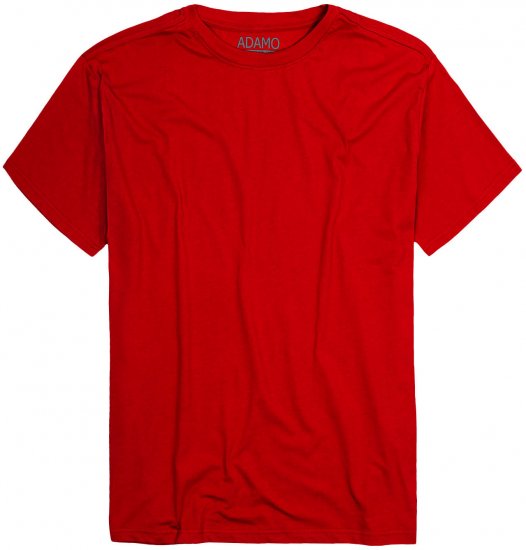 Adamo Kevin Regular fit T-shirt Red - Tricouri - Tricouri Bărbați Mărimi Mari