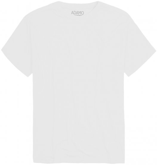 Adamo Kevin Regular fit T-shirt White - Tricouri - Tricouri Bărbați Mărimi Mari
