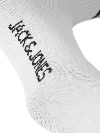 Jack & Jones Travis Șosete de tenis Alb 3-pack - Lenjerie intimă & costum baie - Lenjerie Intimă Bărbați Mărimi Mari