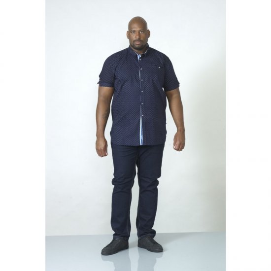 D555 Kurt Printed Short Sleeve Shirt - Cămăși - Cămăși Bărbați Mărimi Mari