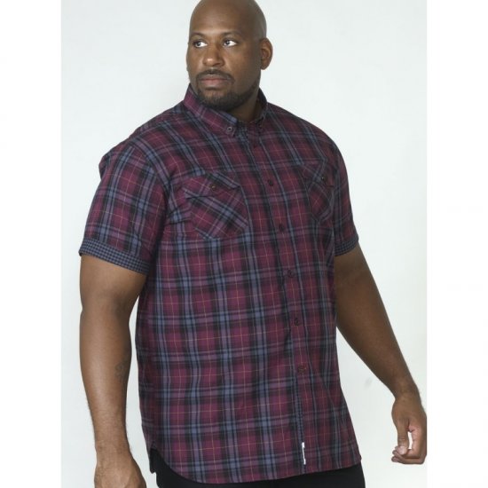 D555 Herbie Short Sleeve Shirt - Cămăși - Cămăși Bărbați Mărimi Mari