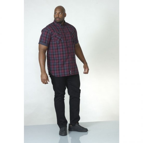 D555 Herbie Short Sleeve Shirt - Cămăși - Cămăși Bărbați Mărimi Mari