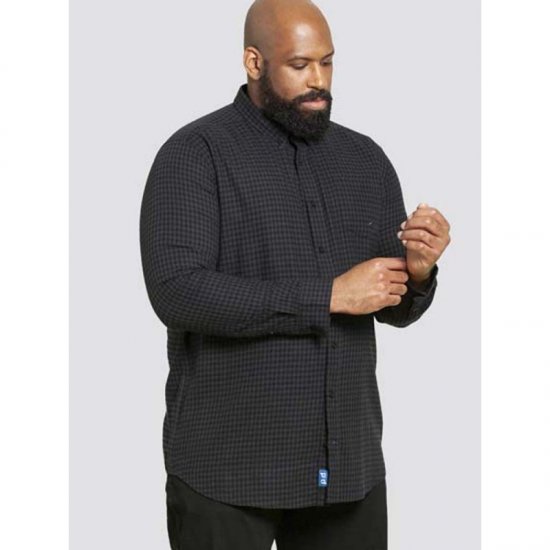 D555 Jared Long Sleeve Shirt - Cămăși - Cămăși Bărbați Mărimi Mari