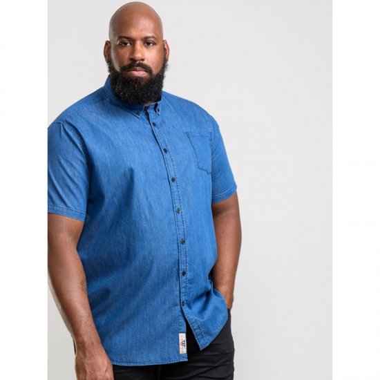 D555 Arnold Denim Shirt - Cămăși - Cămăși Bărbați Mărimi Mari