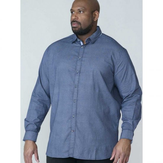 D555 Kermit Long Sleeve Printed Shirt - Cămăși - Cămăși Bărbați Mărimi Mari