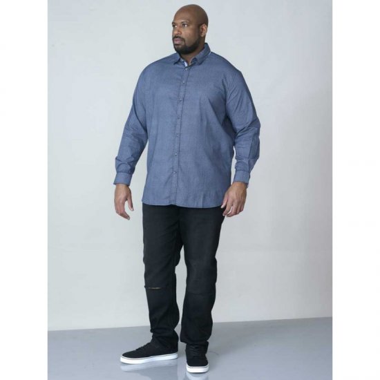 D555 Kermit Long Sleeve Printed Shirt - Cămăși - Cămăși Bărbați Mărimi Mari