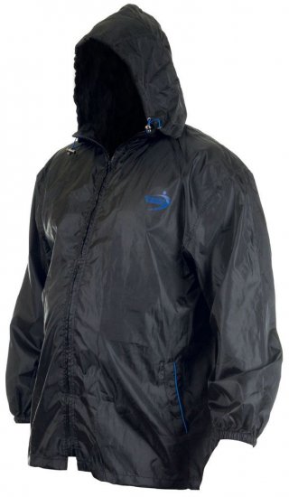 D555 Zac "Packaway" Rain Jacket Black - Haine sport & haine de exterior - Haine Sport & Exterior Bărbați Mărimi Mari