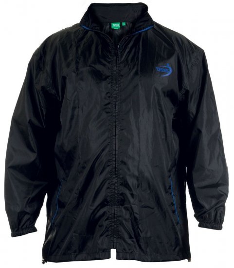 D555 Zac "Packaway" Rain Jacket Black - Haine sport & haine de exterior - Haine Sport & Exterior Bărbați Mărimi Mari