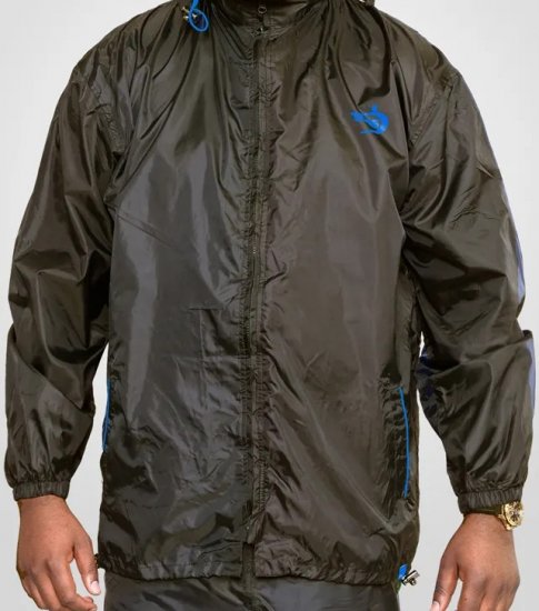 D555 Zac "Packaway" Rain Jacket Black - Haine sport & haine de exterior - Haine Sport & Exterior Bărbați Mărimi Mari