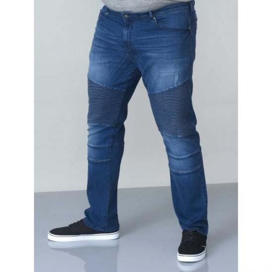 D555 Abrams Biker Style Jeans - Blugi & pantaloni - Blugi & Pantaloni Bărbați Mărimi Mari