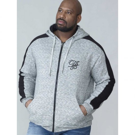 D555 Ronnie Full zip Hoodie - Pulovere & hanorace - Pulovere & Hanorace Bărbați Mărimi Mari