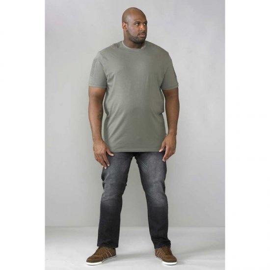 D555 Callum T-shirt Khaki - Tricouri - Tricouri Bărbați Mărimi Mari