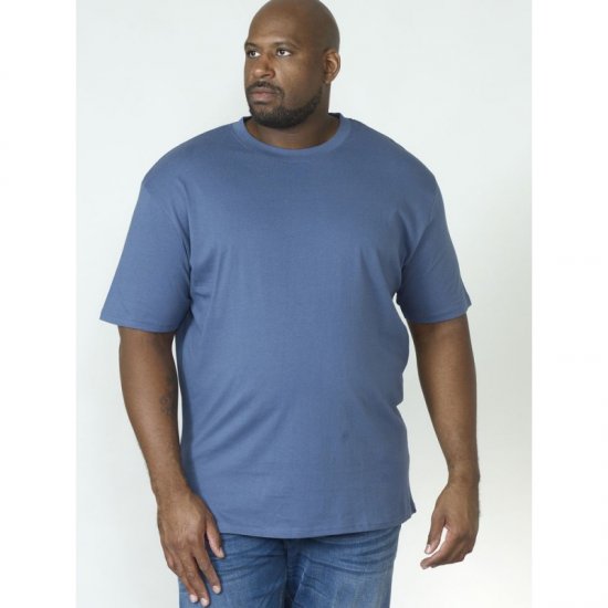 D555 Flyers Crew Neck T-shirt Teal - Tricouri - Tricouri Bărbați Mărimi Mari