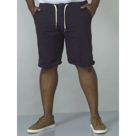D555 Gareth Drawcord Shorts Navy - Pantaloni trening - Pantaloni Trening Bărbați Mărimi Mari