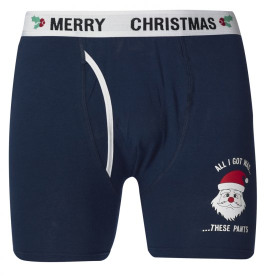 D555 Claus Christmas Boxers 2-pack - Lenjerie intimă & costum baie - Lenjerie Intimă Bărbați Mărimi Mari