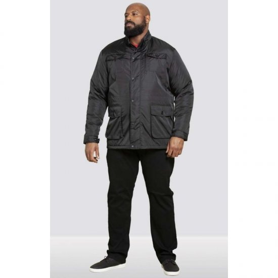 D555 Brentford Jacket Black - Geci - Geci Bărbați Mărimi Mari