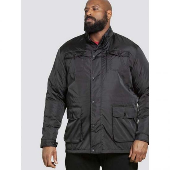 D555 Brentford Jacket Black - Geci - Geci Bărbați Mărimi Mari