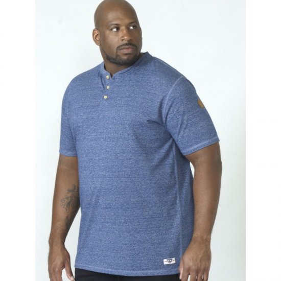 D555 Daniel Grandad T-shirt Denim - Tricouri - Tricouri Bărbați Mărimi Mari