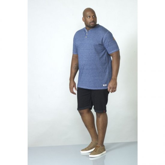 D555 Daniel Grandad T-shirt Denim - Tricouri - Tricouri Bărbați Mărimi Mari