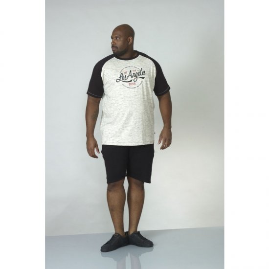 D555 Judson T-shirt Grey - Tricouri - Tricouri Bărbați Mărimi Mari