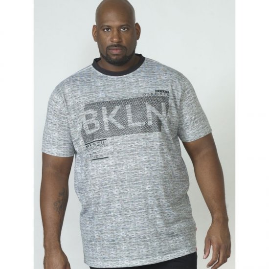 D555 NewYork Brooklyn T-shirt Black - Tricouri - Tricouri Bărbați Mărimi Mari