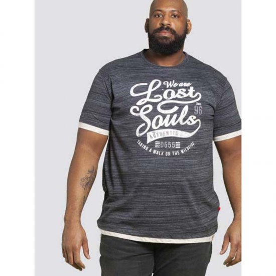 D555 Maiden T-shirt Black - Tricouri - Tricouri Bărbați Mărimi Mari