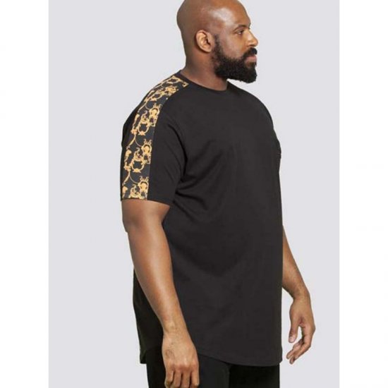 D555 Damien Couture T-shirt Black - Tricouri - Tricouri Bărbați Mărimi Mari