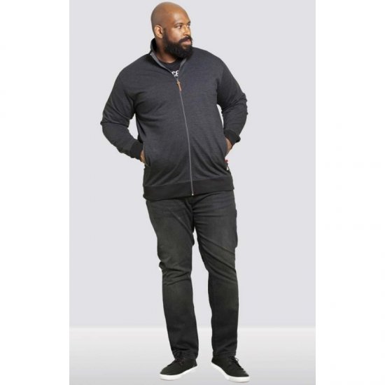 D555 Buxton Full Zip Sweatshirt Black - Pulovere & hanorace - Pulovere & Hanorace Bărbați Mărimi Mari