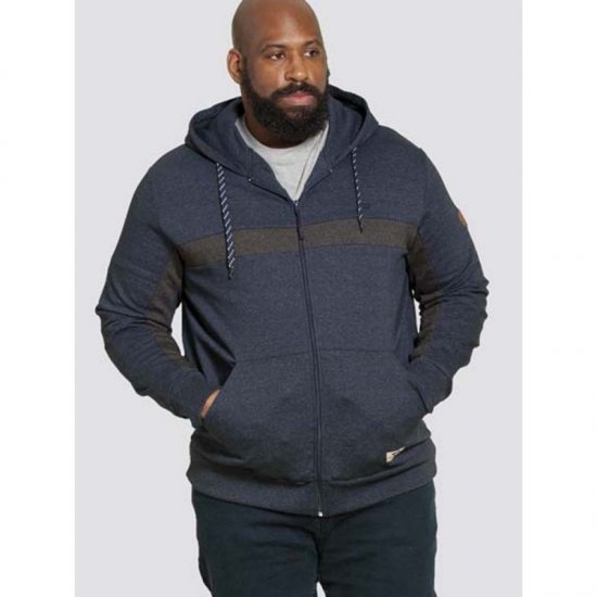 D555 Louisiana Hoodie Navy - Pulovere & hanorace - Pulovere & Hanorace Bărbați Mărimi Mari