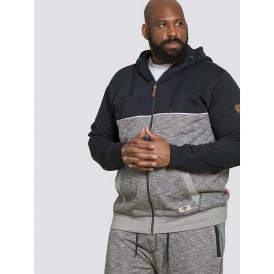 D555 Lamarsh Hoodie Navy - Pulovere & hanorace - Pulovere & Hanorace Bărbați Mărimi Mari