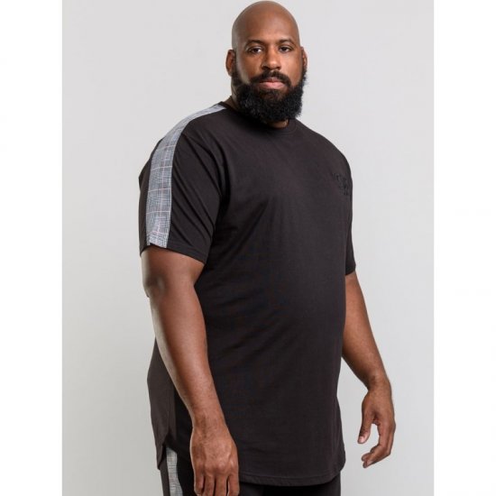 D555 Diaz T-shirt Black - Tricouri - Tricouri Bărbați Mărimi Mari