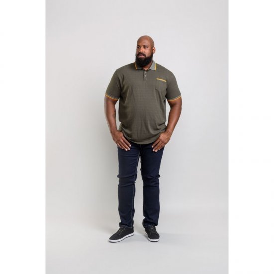 D555 Marshall Polo Khaki - Tricouri polo - Tricouri Polo Bărbați Mărimi Mari