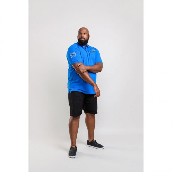 D555 Parker Polo Blue - Tricouri polo - Tricouri Polo Bărbați Mărimi Mari