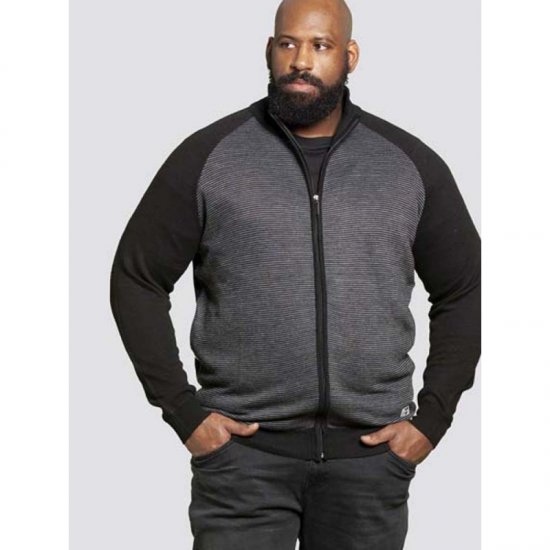 D555 Tanner Sweater Black - Pulovere & hanorace - Pulovere & Hanorace Bărbați Mărimi Mari