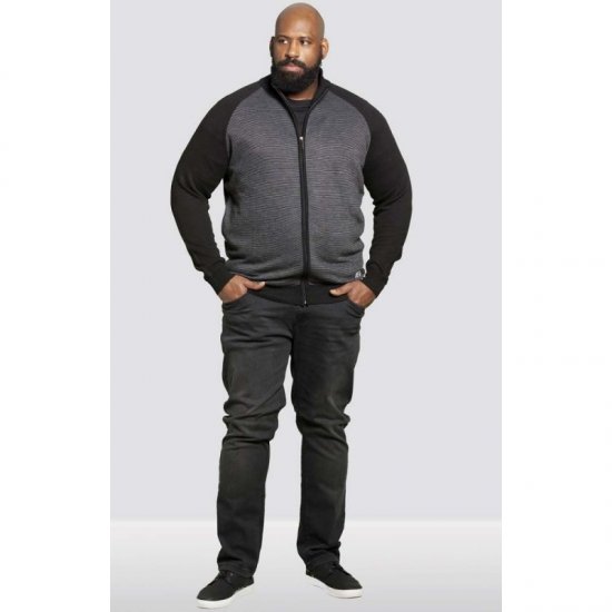 D555 Tanner Sweater Black - Pulovere & hanorace - Pulovere & Hanorace Bărbați Mărimi Mari