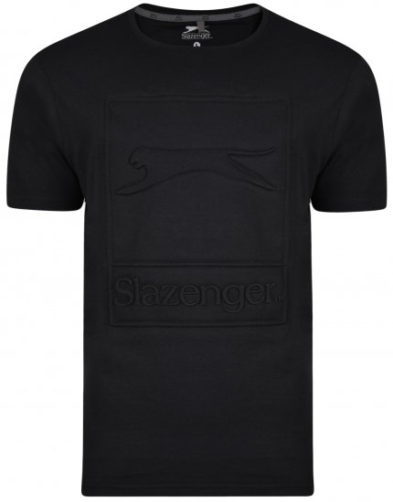 Slazenger Kurtis T-shirt Black - Tricouri - Tricouri Bărbați Mărimi Mari
