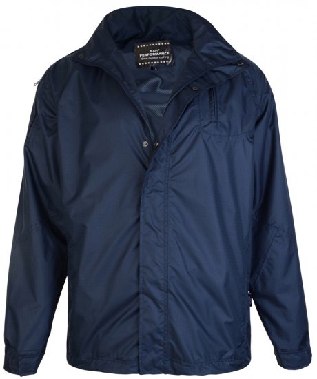 Kam Jeans Rain Jacket Navy - Haine sport & haine de exterior - Haine Sport & Exterior Bărbați Mărimi Mari