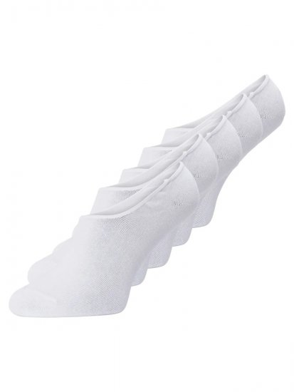 Jack & Jones Basic Șosete scurte Alb 5-pack - Lenjerie intimă & costum baie - Lenjerie Intimă Bărbați Mărimi Mari
