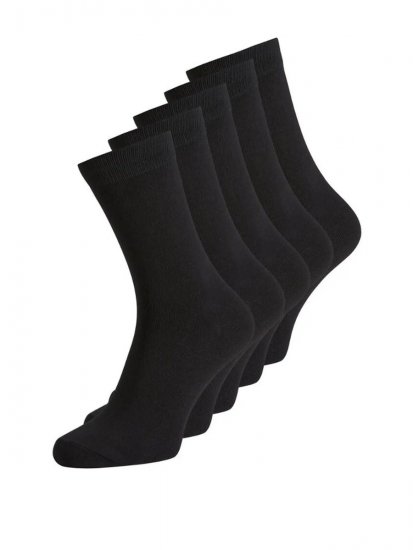 Jack & Jones Jens Șosete Neagră 5-pack - Lenjerie intimă & costum baie - Lenjerie Intimă Bărbați Mărimi Mari