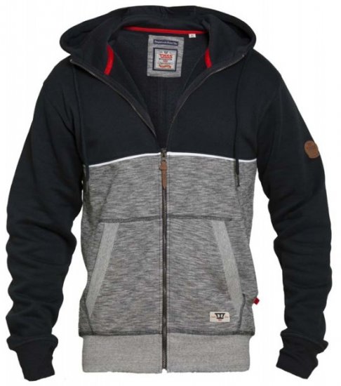D555 Lamarsh Hoodie Navy - Pulovere & hanorace - Pulovere & Hanorace Bărbați Mărimi Mari