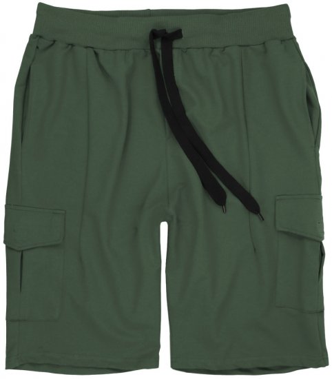 Lavecchia 2011 Cargo-pocket Sweatshorts Khaki - Pantaloni trening - Pantaloni Trening Bărbați Mărimi Mari