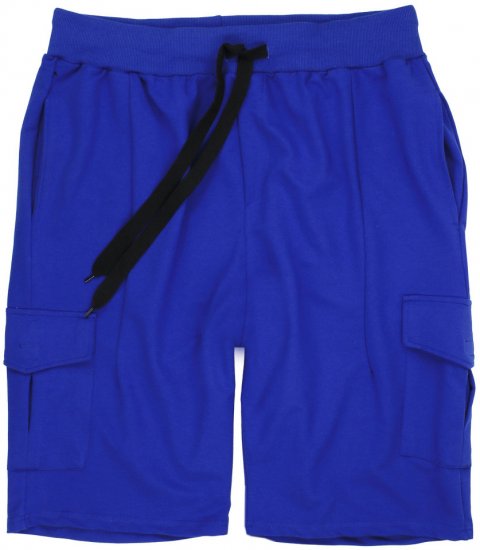 Lavecchia 2011 Cargo-pocket Sweatshorts Royal Blue - Pantaloni trening - Pantaloni Trening Bărbați Mărimi Mari