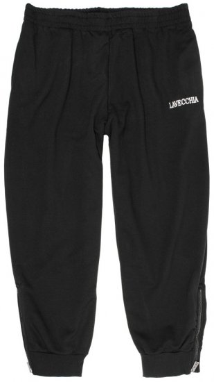 Lavecchia 2018 Sweatpants with Zippered Cuff Black - Pantaloni trening - Pantaloni Trening Bărbați Mărimi Mari
